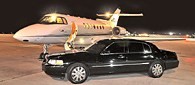 CAR AND LIMO SERVICE FOR PRIVATE JETS