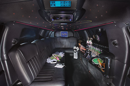 STRETCH LIMOUSINE INTERIOR